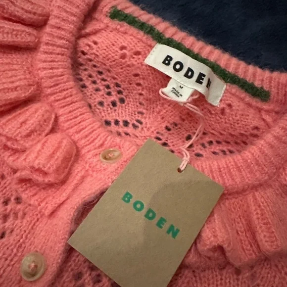 Boden Pink Women's Cardigan - Picture 1 of 3